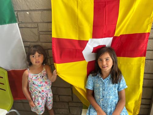 Children in Flags